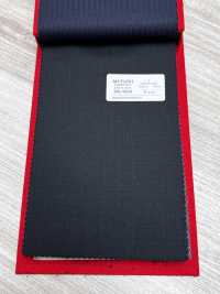 3ML4504 26AW MIYUKI Tessuto ESSENTIALS Twill elasticizzato a righe nere[Tessile] Lanificio Miyuki Immagini aggiuntive