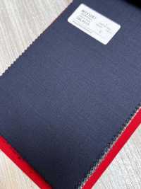 3ML4515 26AW MIYUKI Tessile ESSENTIALS Twill elasticizzato a righe blu navy Lanificio Miyuki Immagini aggiuntive