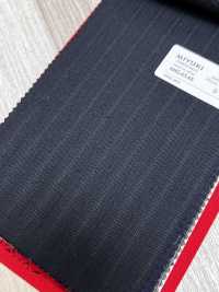 4MG4546 26AW MARUNOUCHI Saia a righe blu navy[Tessile] Lanificio Miyuki Immagini aggiuntive
