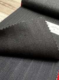 4MG4546 26AW MARUNOUCHI Saia a righe blu navy[Tessile] Lanificio Miyuki Immagini aggiuntive