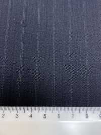 4MG4546 26AW MARUNOUCHI Saia a righe blu navy[Tessile] Lanificio Miyuki Immagini aggiuntive