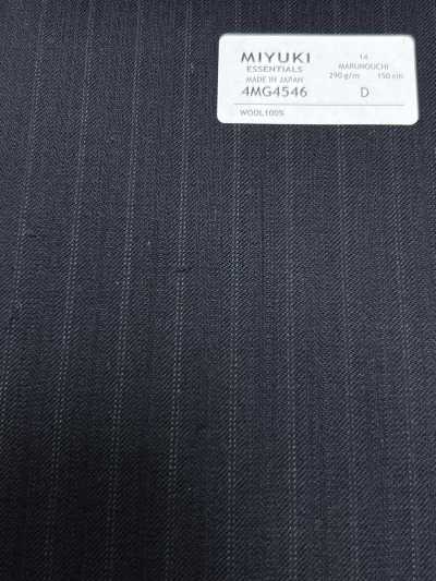 4MG4546 26AW MARUNOUCHI Saia a righe blu navy