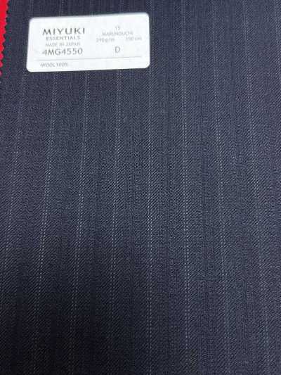 4MG4550 26AW MARUNOUCHI Saia a righe blu navy