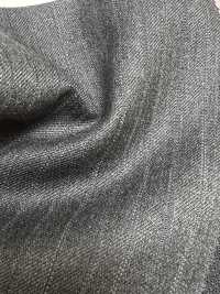 4MG4572 26AW MARUNOUCHI Twill rigato grigio medio[Tessile] Lanificio Miyuki Immagini aggiuntive
