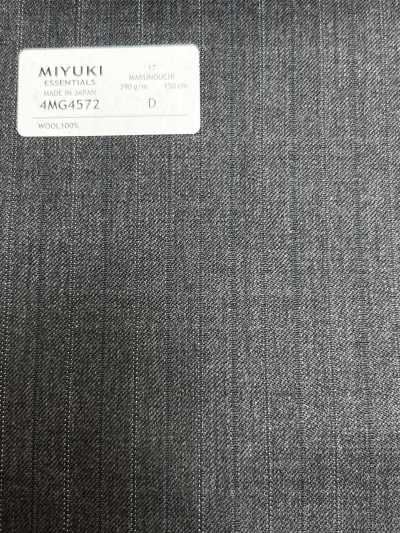4MG4572 26AW MARUNOUCHI Twill rigato grigio medio