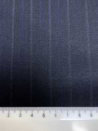 4MG4561 26AW MARUNOUCHI Saia a righe blu navy[Tessile] Lanificio Miyuki Immagini aggiuntive
