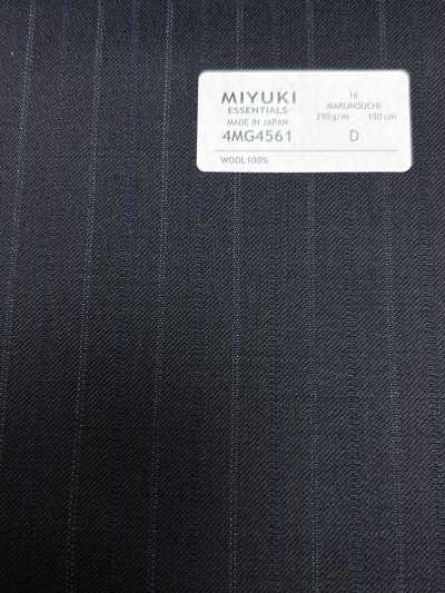 4MG4561 26AW MARUNOUCHI Saia a righe blu navy