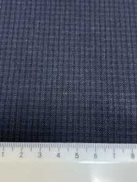 4MG4605 26AW MARUNOUCHI twill a quadri navy[Tessile] Lanificio Miyuki Immagini aggiuntive