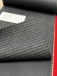 4MG4616 26AW MARUNOUCHI tela diagonale a quadri grigio antracite[Tessile] Lanificio Miyuki Immagini aggiuntive