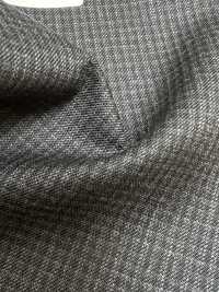 4MG4616 26AW MARUNOUCHI tela diagonale a quadri grigio antracite[Tessile] Lanificio Miyuki Immagini aggiuntive