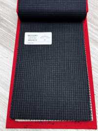 4MG4616 26AW MARUNOUCHI tela diagonale a quadri grigio antracite[Tessile] Lanificio Miyuki Immagini aggiuntive