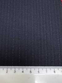 4ML4412 26AW THE CITY Twill a righe navy[Tessile] Lanificio Miyuki Immagini aggiuntive