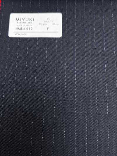 4ML4412 26AW THE CITY Twill a righe navy
