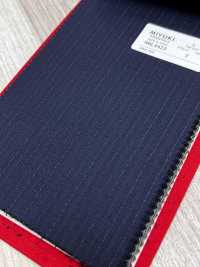 4ML4423 26AW THE CITY Twill a righe navy[Tessile] Lanificio Miyuki Immagini aggiuntive