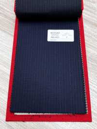4ML4423 26AW THE CITY Twill a righe navy[Tessile] Lanificio Miyuki Immagini aggiuntive