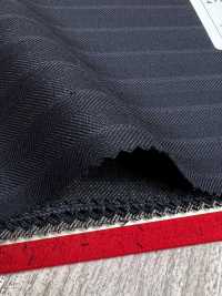 4ML4434 26AW THE CITY Twill a righe navy[Tessile] Lanificio Miyuki Immagini aggiuntive