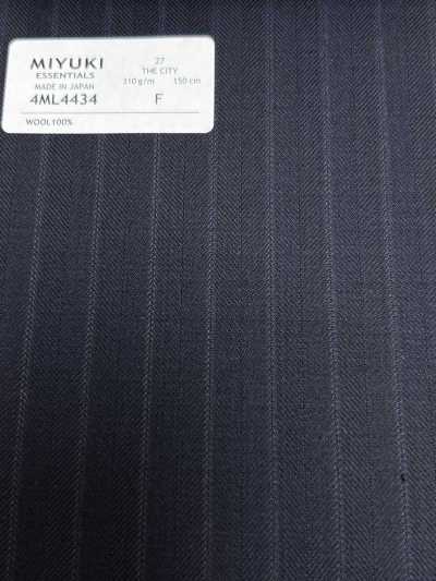 4ML4434 26AW THE CITY Twill a righe navy