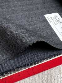 4ML4445 26AW THE CITY Twill rigato grigio antracite Heaven[Tessile] Lanificio Miyuki Immagini aggiuntive