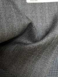 4ML4445 26AW THE CITY Twill rigato grigio antracite Heaven[Tessile] Lanificio Miyuki Immagini aggiuntive