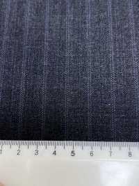4ML4445 26AW THE CITY Twill rigato grigio antracite Heaven[Tessile] Lanificio Miyuki Immagini aggiuntive