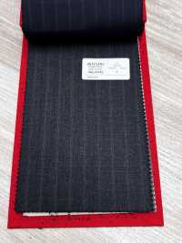 4ML4445 26AW THE CITY Twill rigato grigio antracite Heaven[Tessile] Lanificio Miyuki Immagini aggiuntive