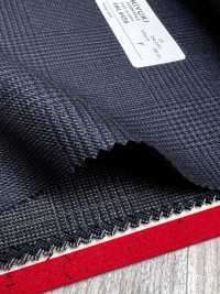 4ML4456 26AW THE CITY Twill navy a quadri[Tessile] Lanificio Miyuki Immagini aggiuntive