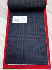 4ML4456 26AW THE CITY Twill navy a quadri[Tessile] Lanificio Miyuki Immagini aggiuntive