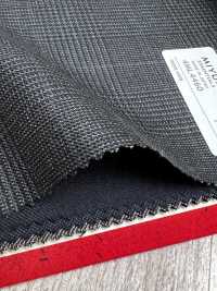 4ML4460 26AW THE CITY Twill a quadri Charcoal Heaven Gray[Tessile] Lanificio Miyuki Immagini aggiuntive