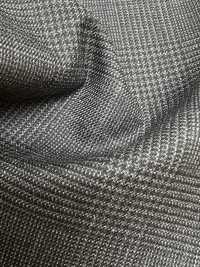 4ML4460 26AW THE CITY Twill a quadri Charcoal Heaven Gray[Tessile] Lanificio Miyuki Immagini aggiuntive