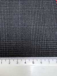 4ML4460 26AW THE CITY Twill a quadri Charcoal Heaven Gray[Tessile] Lanificio Miyuki Immagini aggiuntive