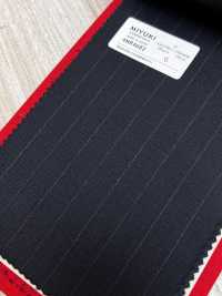 4MR4682 26AW Super100's × Cashmere righe navy[Tessile] Lanificio Miyuki Immagini aggiuntive