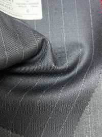 4MR4682 26AW Super100's × Cashmere righe navy[Tessile] Lanificio Miyuki Immagini aggiuntive