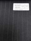 4MR4693 26AW Super100's × cashmere a righe grigio antracite e grigio cielo