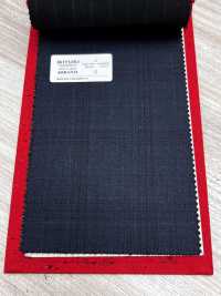 4MR4704 26AW Super100's × cashmere quadri navy[Tessile] Lanificio Miyuki Immagini aggiuntive
