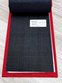 4MR4715 26AW Super100's × Cashmere a quadri grigio Charcoal Heaven[Tessile] Lanificio Miyuki Immagini aggiuntive