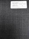 4MR4715 26AW Super100's × Cashmere a quadri grigio Charcoal Heaven