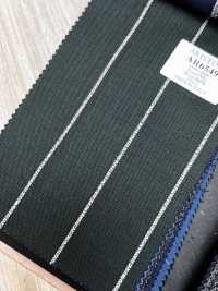 AR6549 ARISTON Super 130's righe verdi e bianche[Tessuti] HOSOI SYOJI Immagini aggiuntive