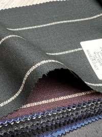 AR6549 ARISTON Super 130's righe verdi e bianche[Tessuti] HOSOI SYOJI Immagini aggiuntive
