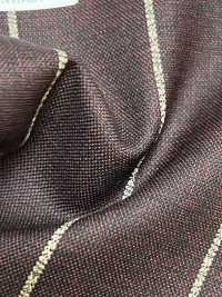AR6550 ARISTON Super 130's a righe marroni e bianche[Tessile] HOSOI SYOJI Immagini aggiuntive