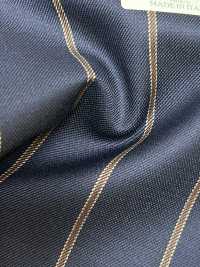 AR6551 ARISTON Super130's Blu navy × marrone a righe[Tessile] HOSOI SYOJI Immagini aggiuntive