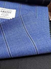 AR6552 ARISTON Super130's riga blu e blu navy[Tessile] HOSOI SYOJI Immagini aggiuntive