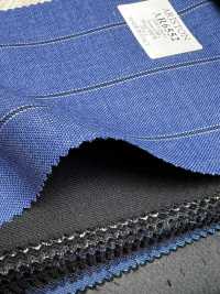 AR6552 ARISTON Super130's riga blu e blu navy[Tessile] HOSOI SYOJI Immagini aggiuntive