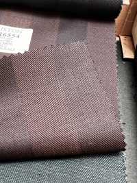 AR6554 ARISTON Super 140's a righe marroni[Tessuti] HOSOI SYOJI Immagini aggiuntive