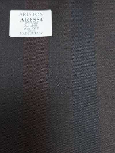 AR6554 ARISTON Super 140's a righe marroni