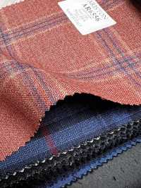 AR6556 ARISTON Super130's quadri arancioni[Tessile] HOSOI SYOJI Immagini aggiuntive