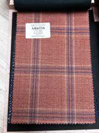 AR6556 ARISTON Super130's quadri arancioni[Tessile] HOSOI SYOJI Immagini aggiuntive