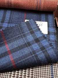 AR6557 ARISTON Super130's quadri blu navy[Tessuti] HOSOI SYOJI Immagini aggiuntive