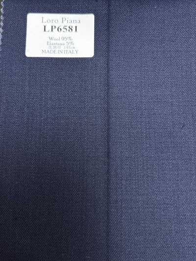 LP6581 Loro Piana blu navy senza fantasia