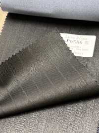 LP6586 Loro Piana Super130's riga nera[Tessuti] HOSOI SYOJI Immagini aggiuntive