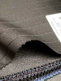 LP6586 Loro Piana Super130's riga nera[Tessuti] HOSOI SYOJI Immagini aggiuntive